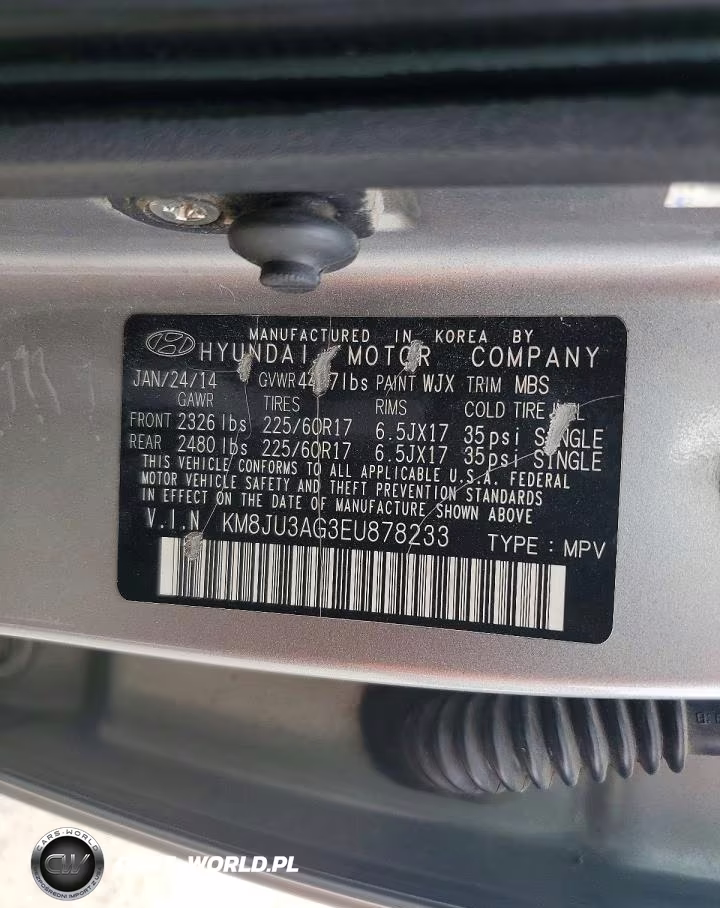 2014 Hyundai Tucson Se VIN:KM8JU3AG3EU878233 - 13