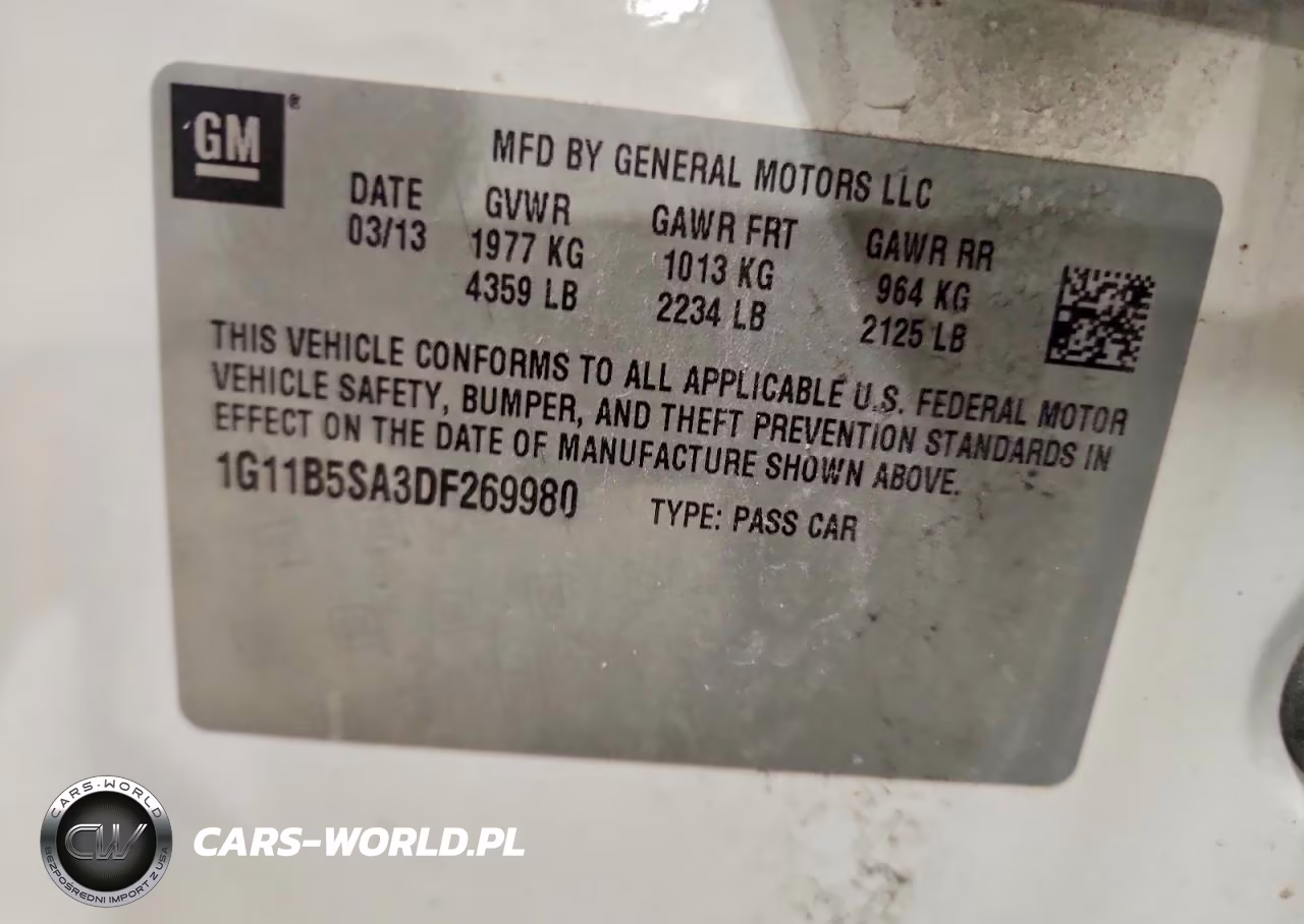 2013 Chevrolet Malibu Ls VIN:1G11B5SA3DF269980 - 12