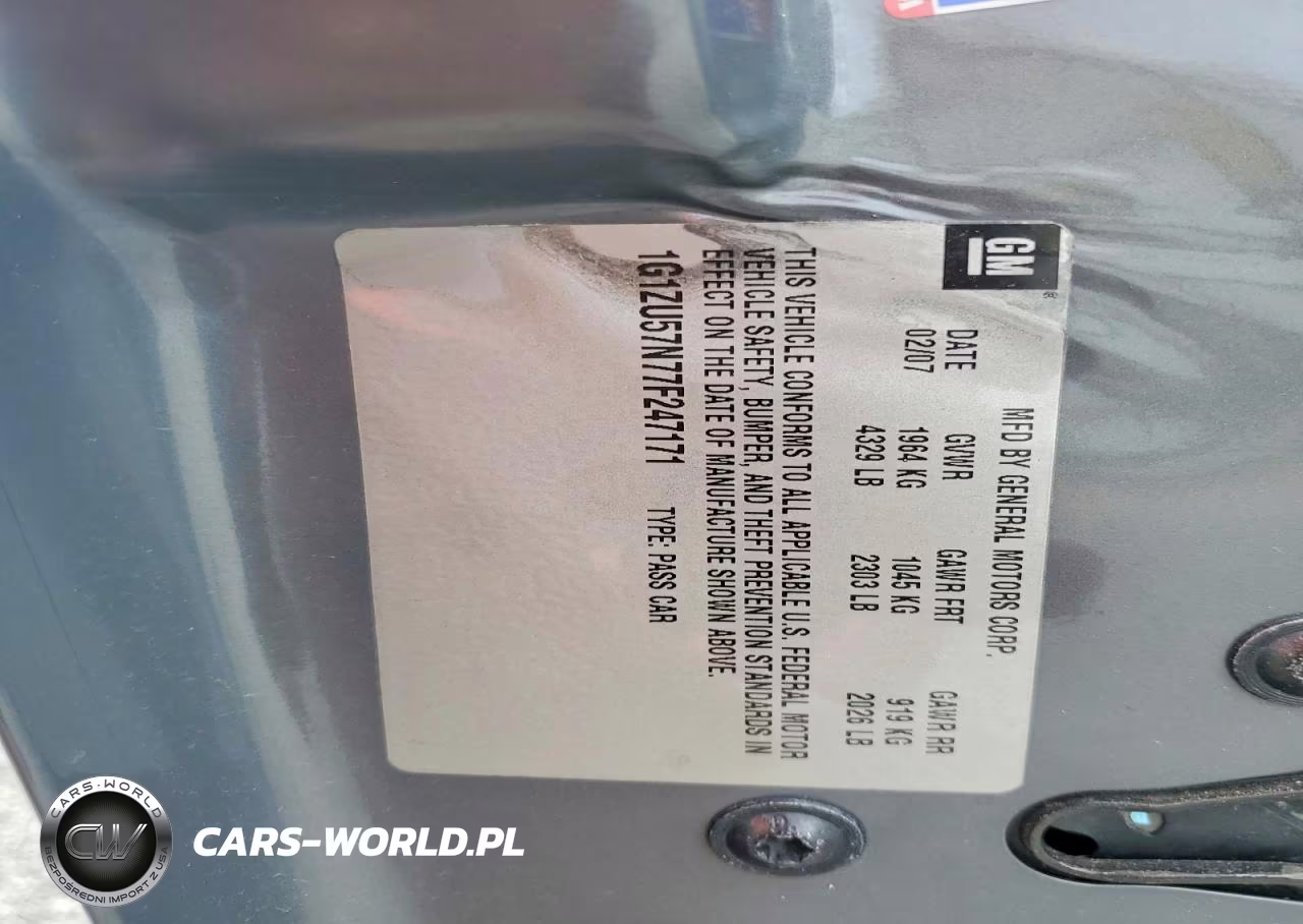 2007 Chevrolet Malibu Ltz VIN:1G1ZU57N77F247171 - 12