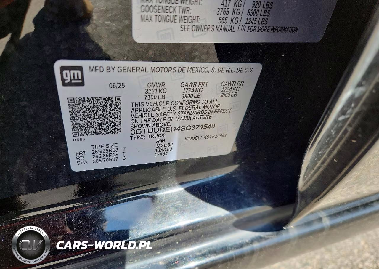 2025 GMC Sierra K1500 Slt VIN:3GTUUDED4SG374540 - 13