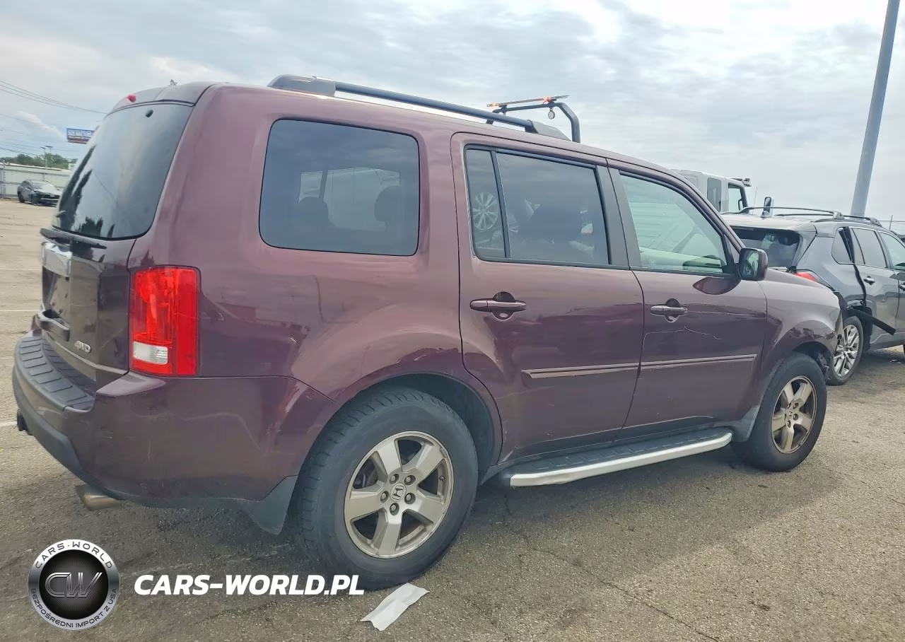 2010 Honda Pilot Exl VIN:5FNYF4H52AB017846 - 3
