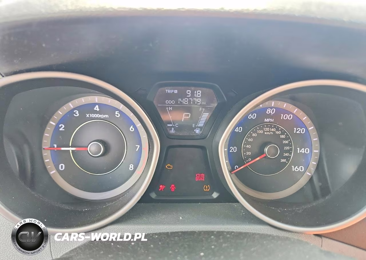 2012 Hyundai Elantra Gls VIN:KMHDH4AE4CU313735 - 9