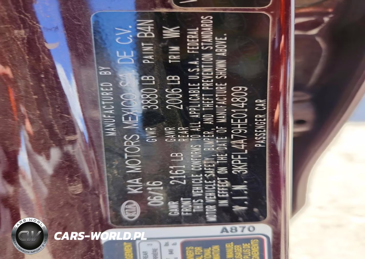 2017 Kia Forte Lx VIN:3KPFL4A79HE014809 - 12
