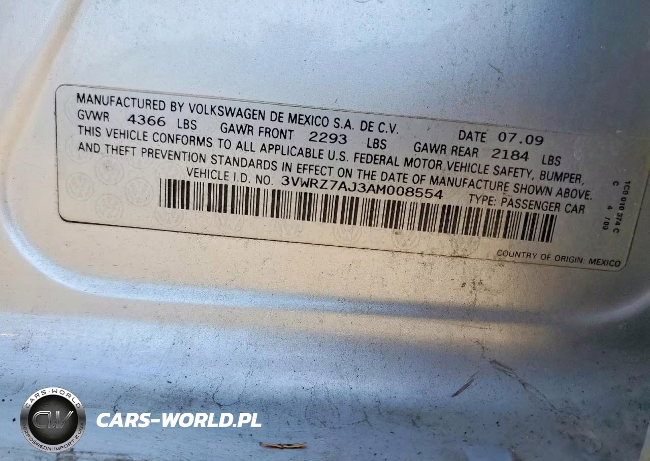 2010 Volkswagen Jetta VIN:3VWRZ7AJ3AM008554 - 12