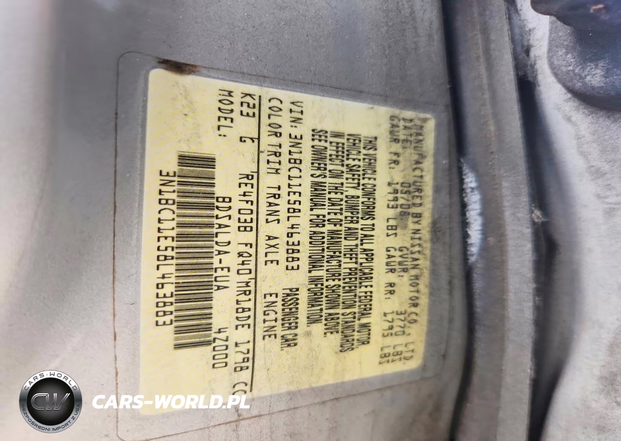 2008 Nissan Versa 1.8 S VIN:3N1BC11E58L463883 - 13