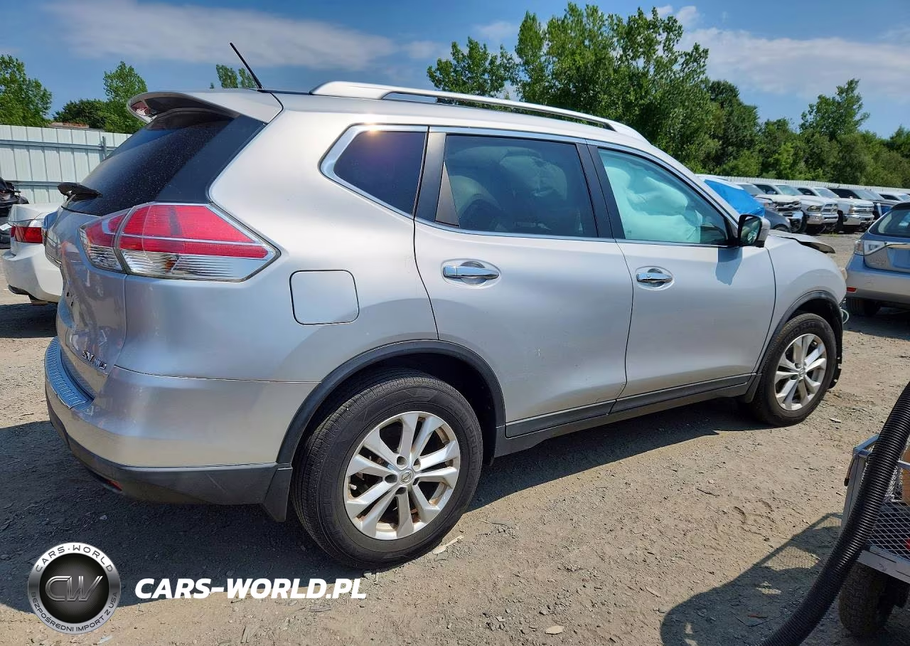 2015 Nissan Rogue Sv VIN:KNMAT2MV9FP515284 - 3