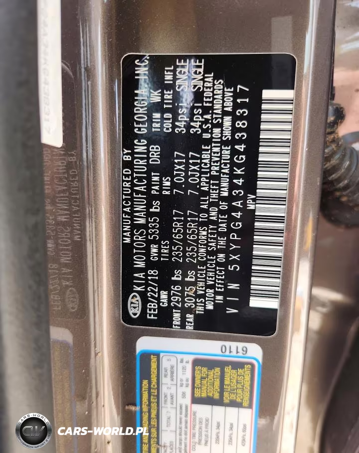 2019 Kia Sorento Lx VIN:5XYPG4A34KG438317 - 13