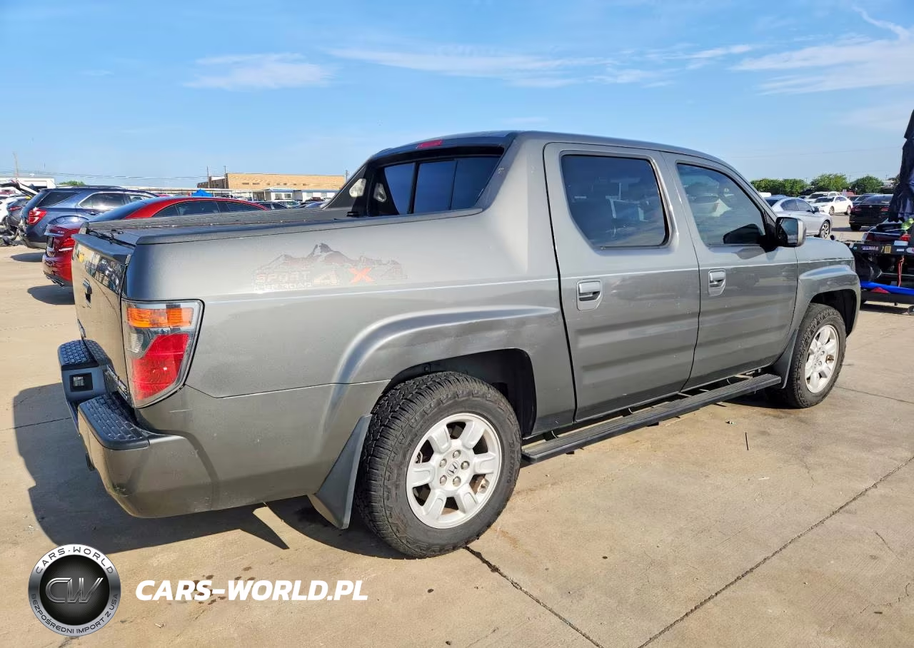 2007 Honda Ridgeline Rtl VIN:2HJYK16537H510382 - 3