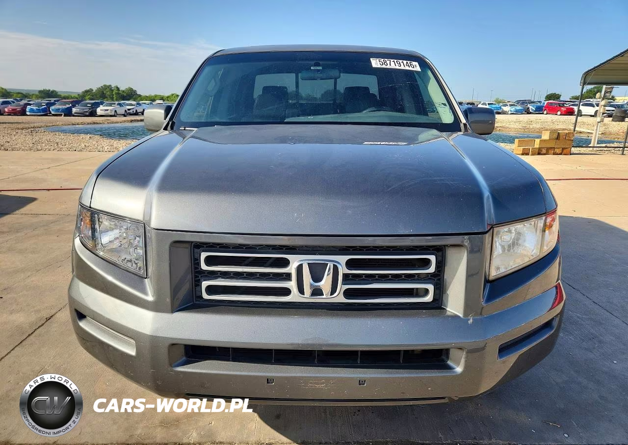 2007 Honda Ridgeline Rtl VIN:2HJYK16537H510382 - 5