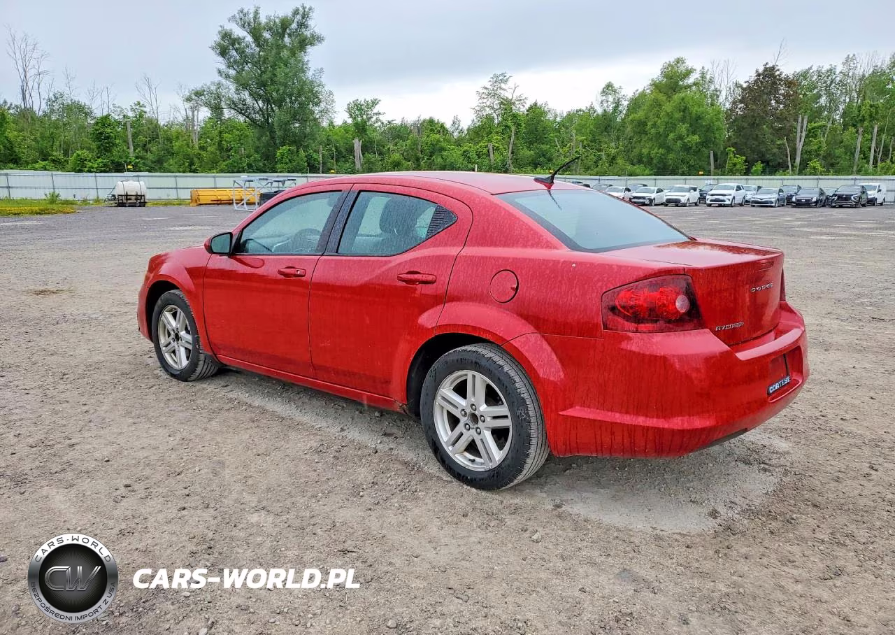 2012 Dodge Avenger Sxt VIN:1C3CDZCB9CN129711 - 2