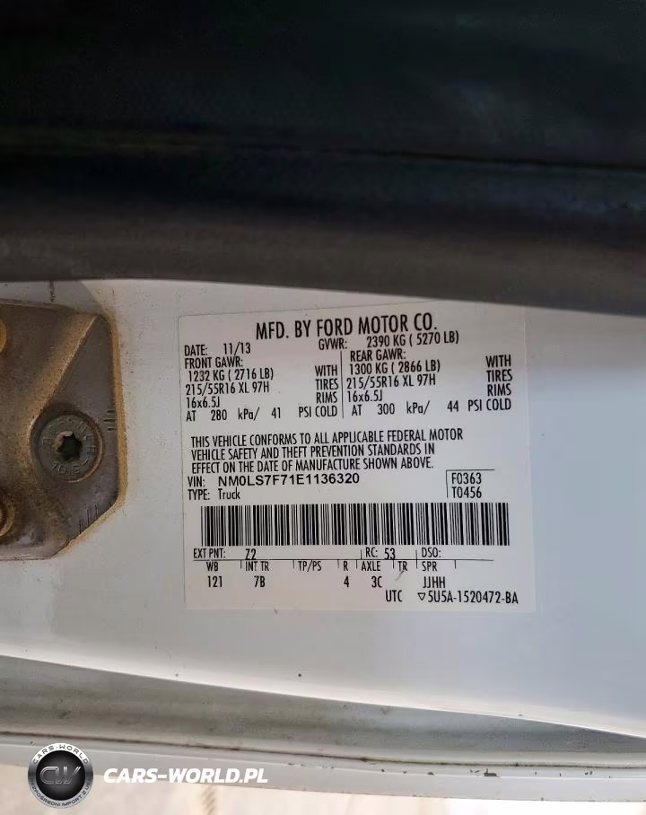 2014 Ford Transit Connect Xlt VIN:NM0LS7F71E1136320 - 12