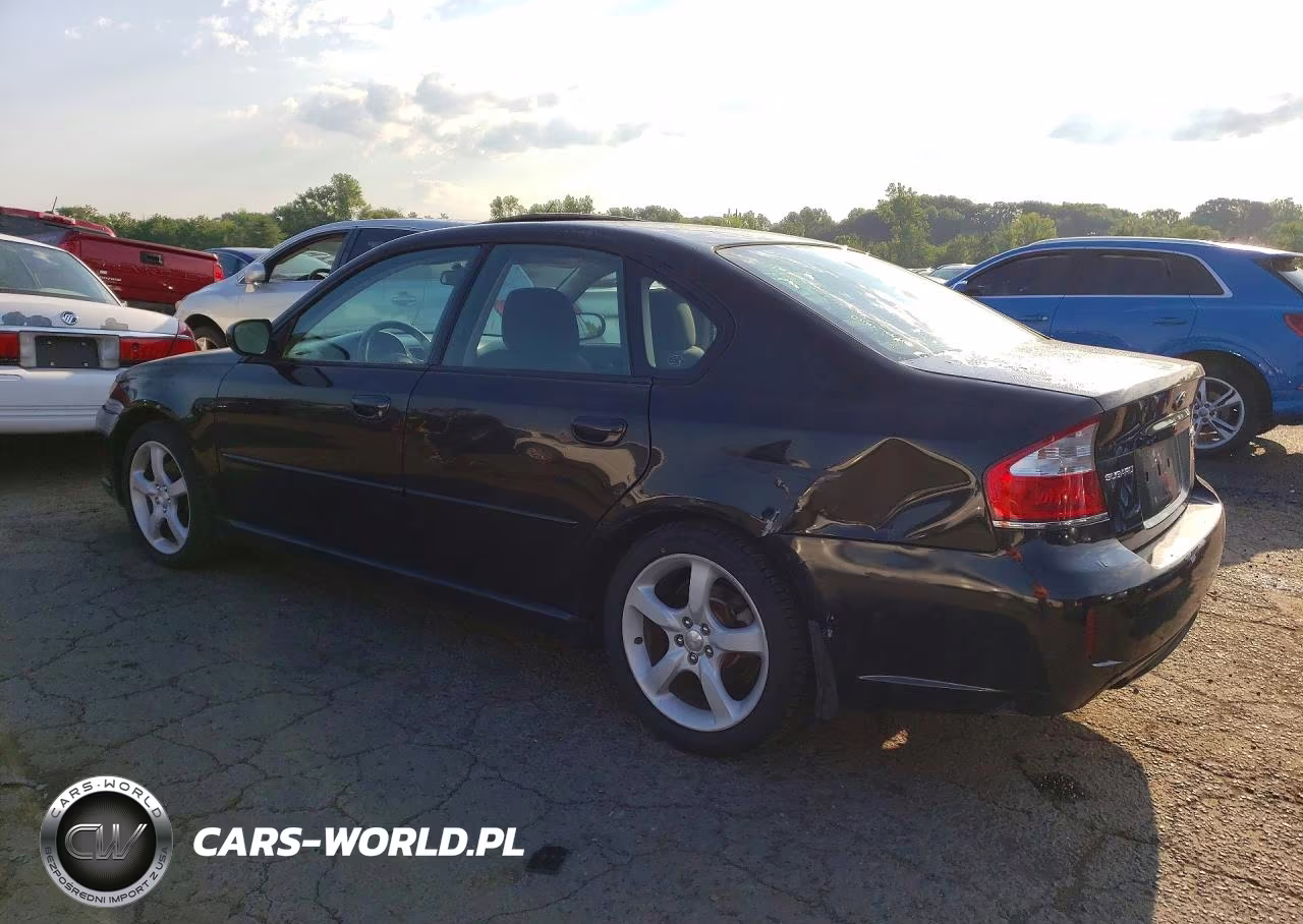 2008 Subaru Legacy 2.5I VIN:4S3BL616087211398 - 2