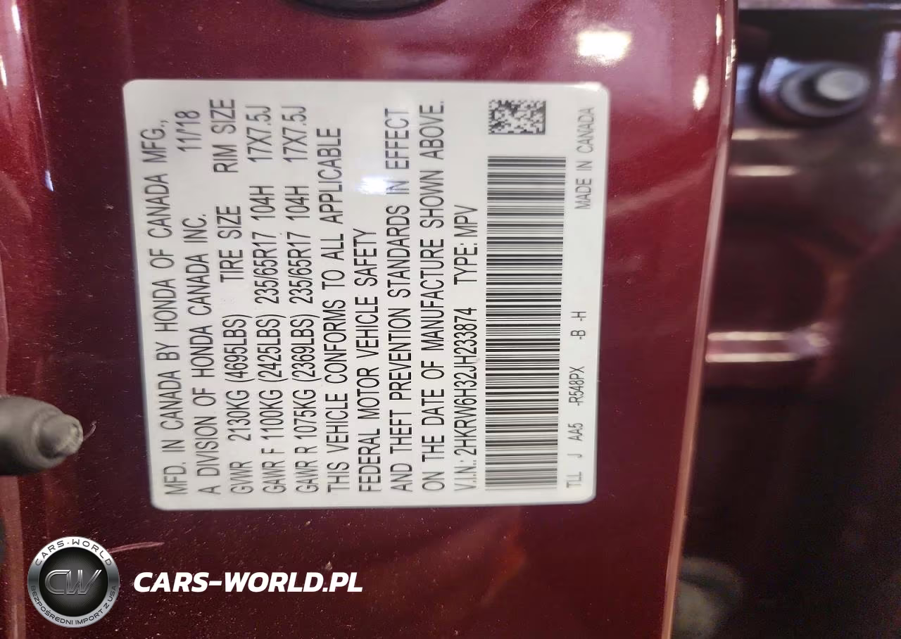 2018 Honda Cr-V Lx VIN:2HKRW6H32JH233874 - 12