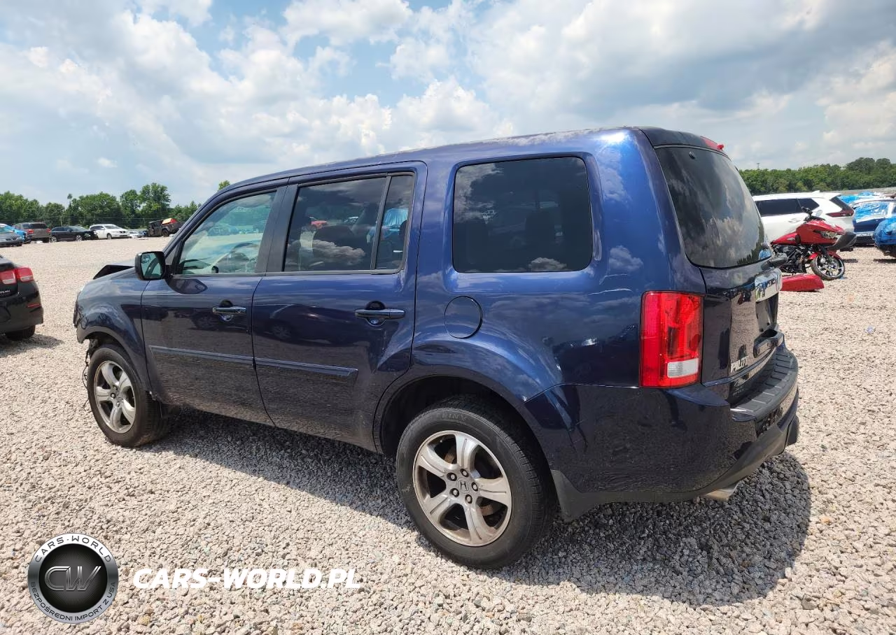 2013 Honda Pilot Exl VIN:5FNYF4H5XDB086160 - 2