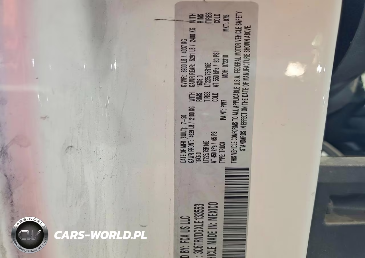 2020 Ram Promaster 2500 Delivery Van VIN:3C6TRVDGXLE133553 - 13