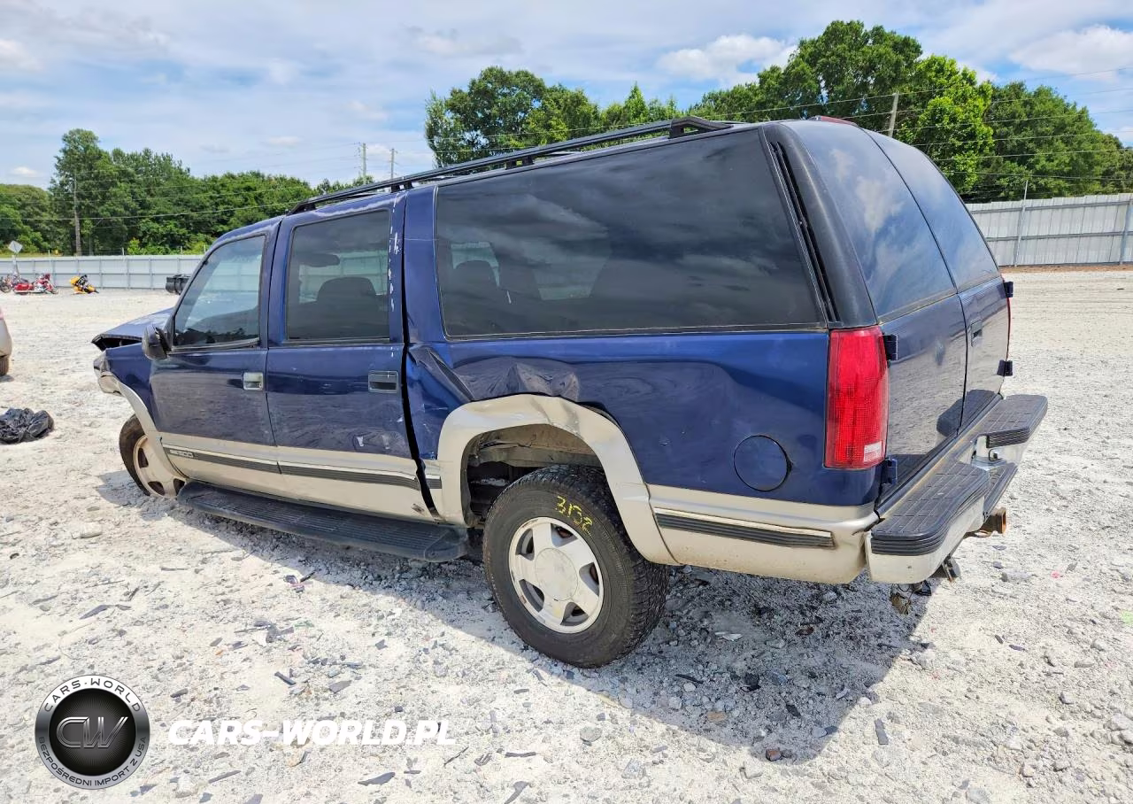 1999 GMC Suburban K1500 VIN:1GKFK16R4XJ802673 - 2