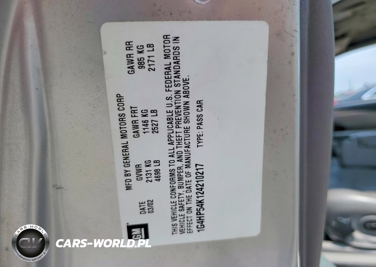 2002 Buic Lesabre Limited VIN:1G4HP54K124210217 - 12