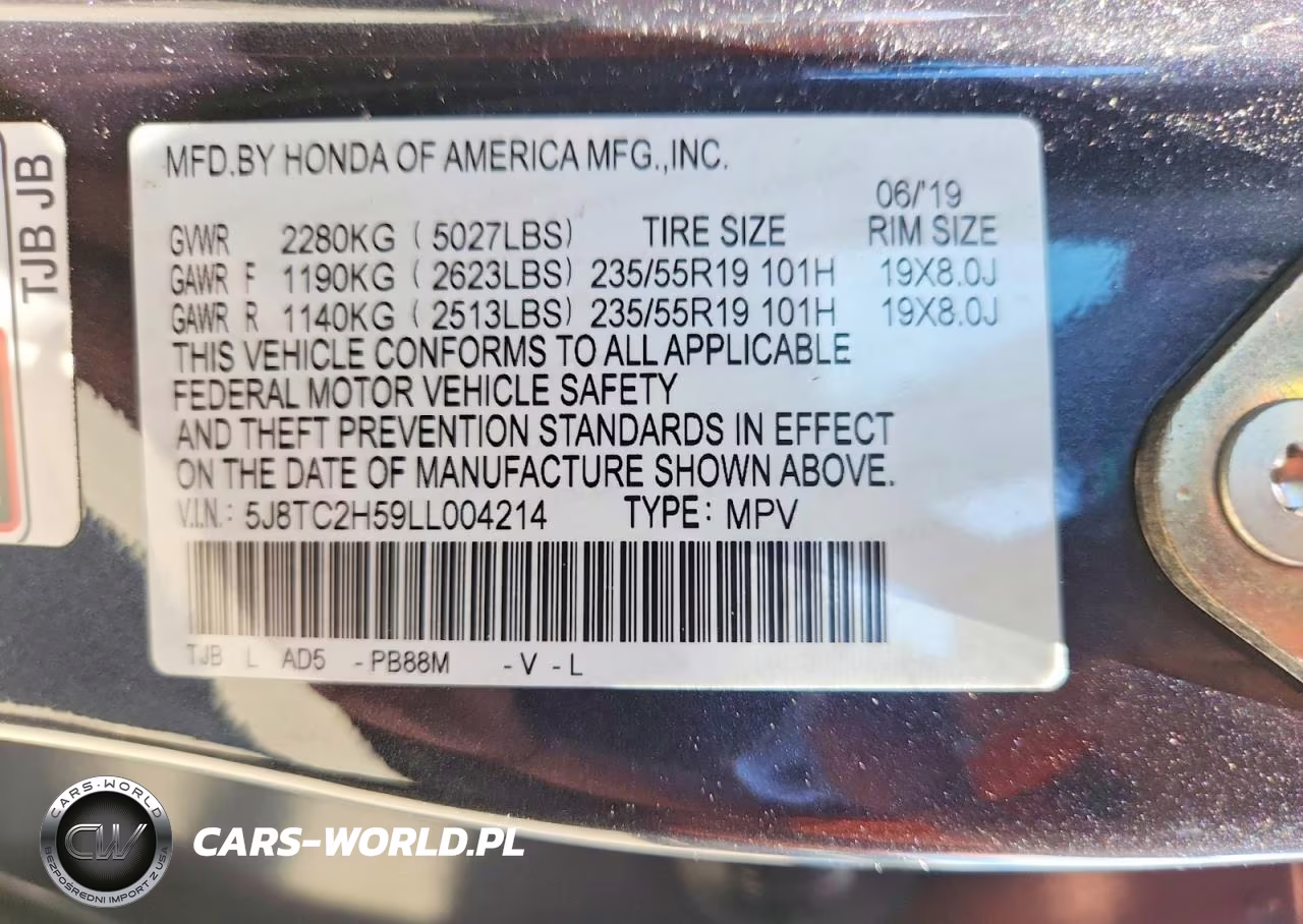 2020 Acura Rdx Technology VIN:5J8TC2H59LL004214 - 13