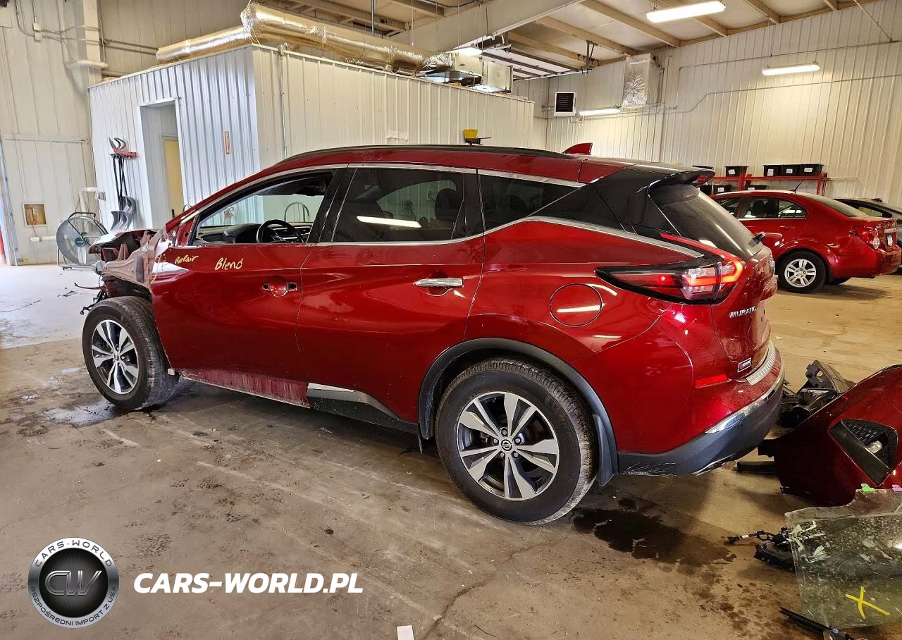 2022 Nissan Murano Sv VIN:5N1AZ2BS0NC123755 - 2