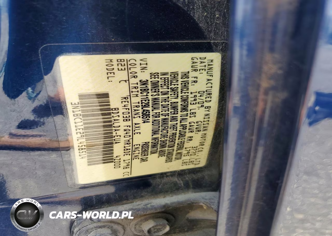 2009 Nissan Versa 1.8 S VIN:3N1BC11E29L458514 - 12