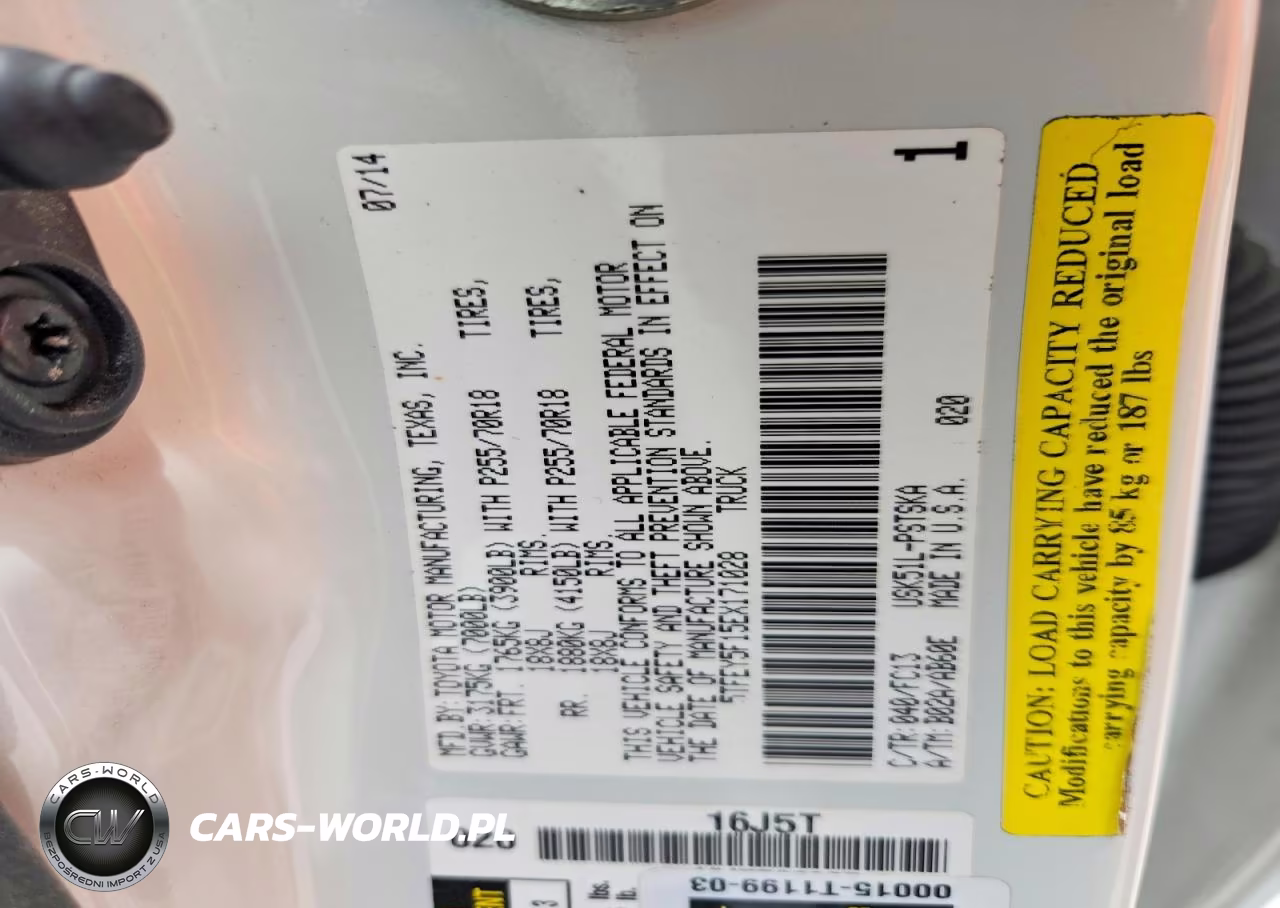 2014 Toyota Tundra Crewmax Sr5 VIN:5TFEY5F15EX171028 - 13