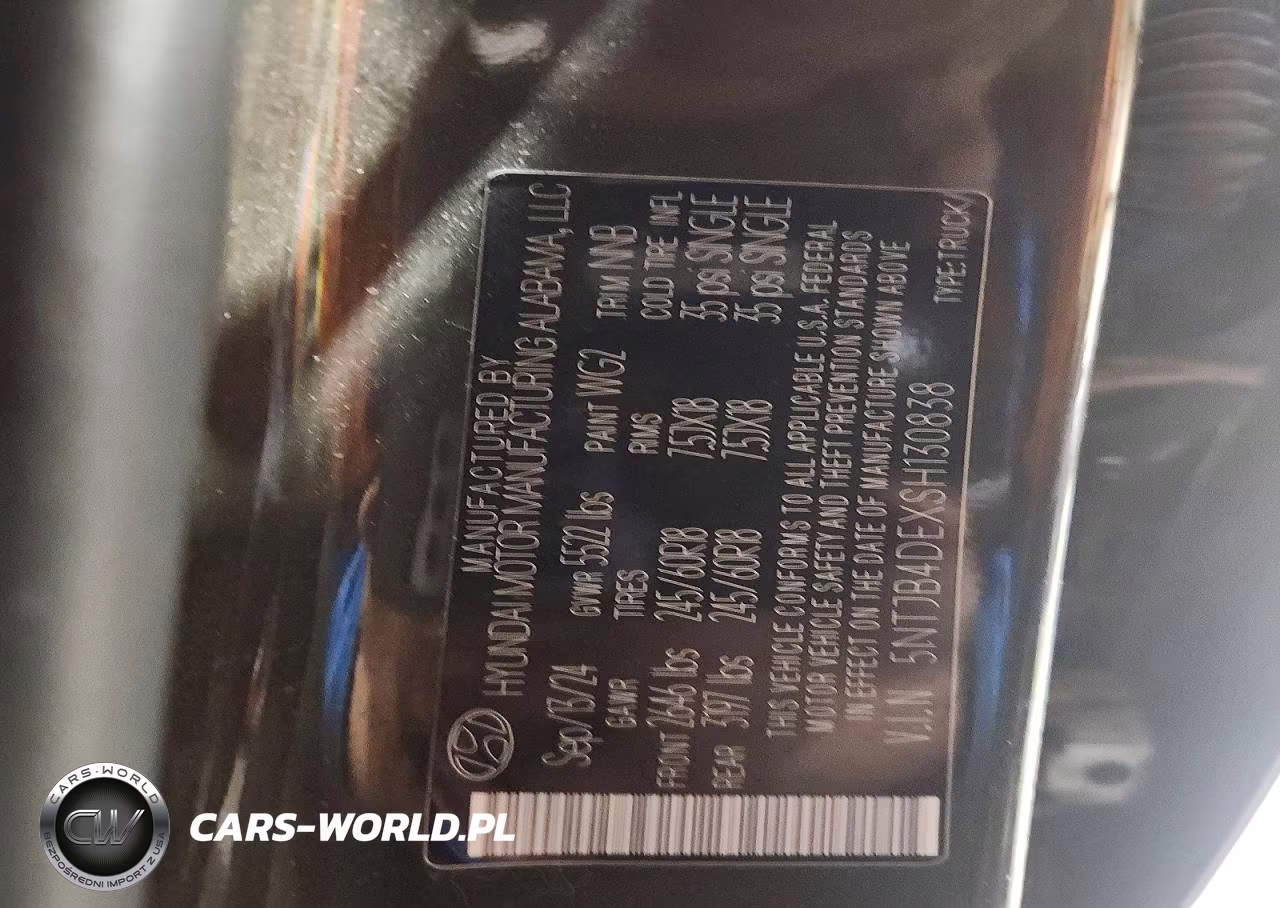 2025 Hyundai Santa Cruz Sel VIN:5NTJB4DEXSH130838 - 13