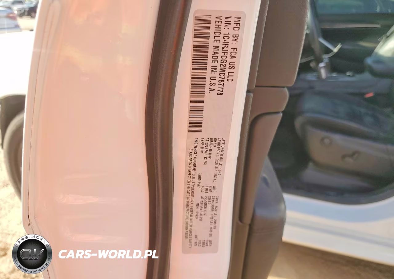 2021 Jeep Grand Cherokee Overland VIN:1C4RJFCG2MC787778 - 14