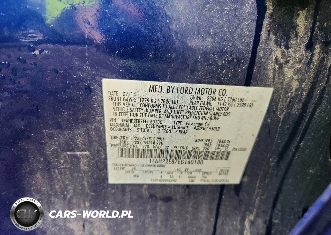 2014 Ford Taurus Sel VIN:1FAHP2E87EG160180 - 12