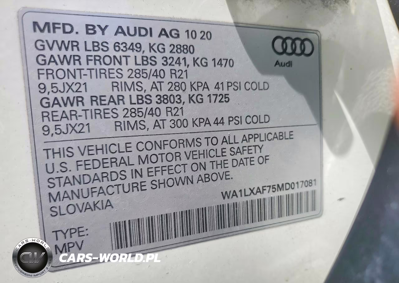 2021 Audi Q7 Premium Plus VIN:WA1LXAF75MD017081 - 13