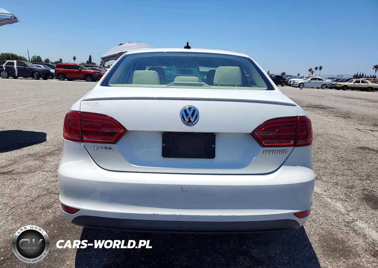 2013 Volkswagen Jetta Hybrid VIN:3VW637AJ9DM284441 - 6