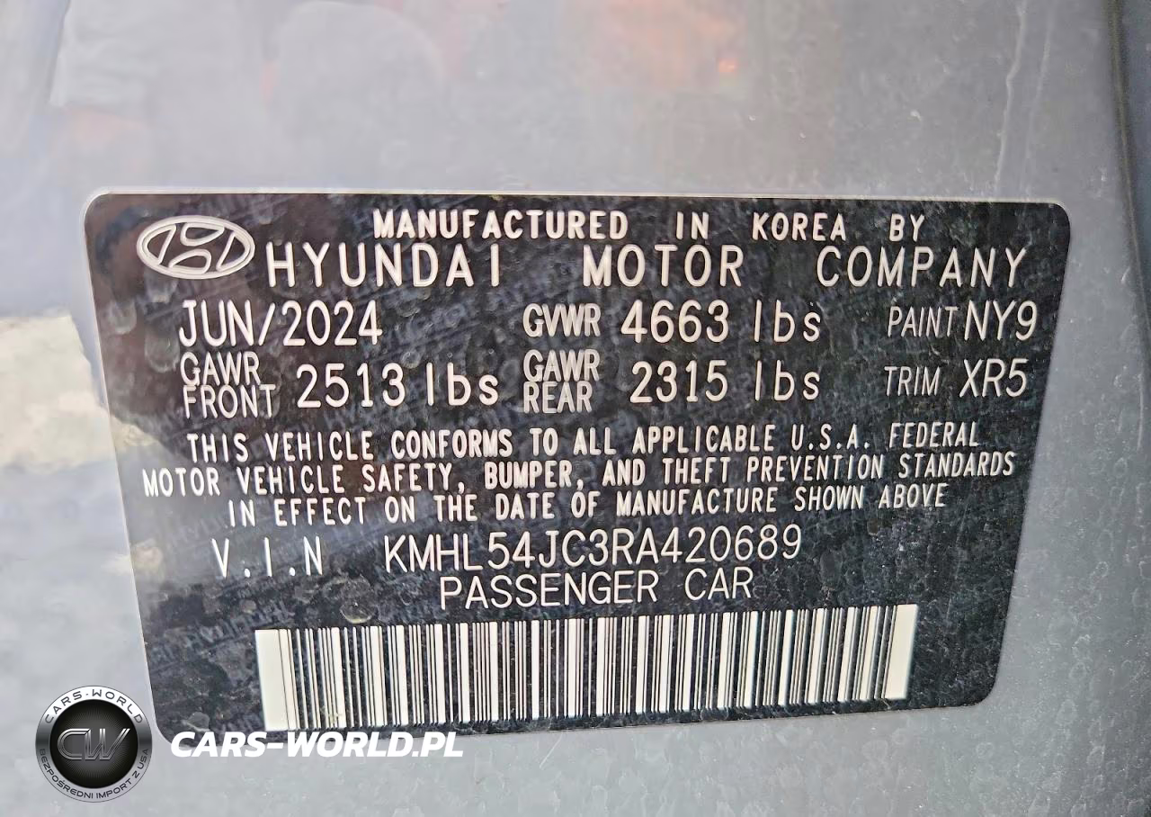 2024 Hyundai Sonata N Line VIN:KMHL54JC3RA420689 - 13
