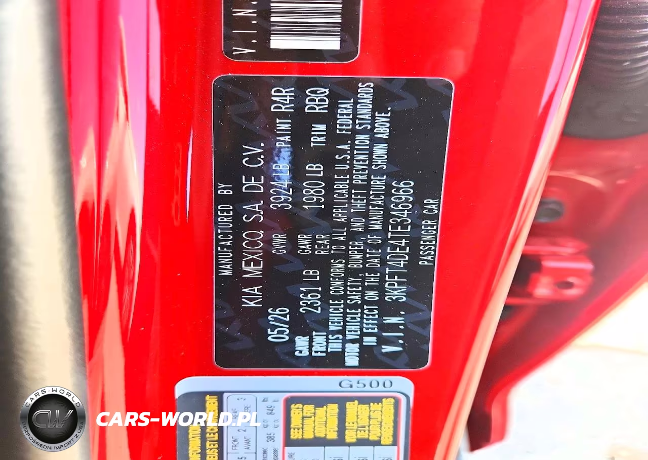 2026 Kia K4 Lxs VIN:3KPFT4DE4TE346966 - 12