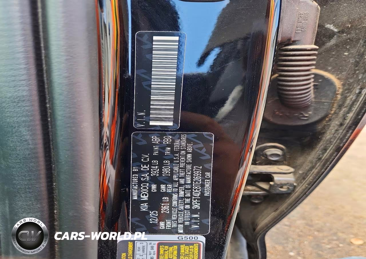 2026 Kia K4 Lxs VIN:3KPFT4DE8TE269972 - 12