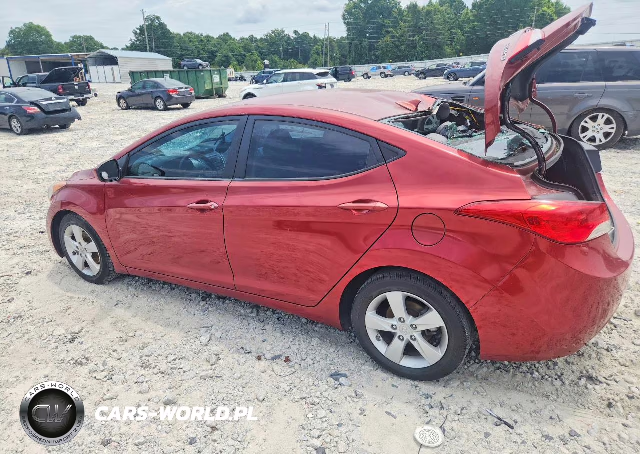 2013 Hyundai Elantra Gls VIN:5NPDH4AE5DH388170 - 2