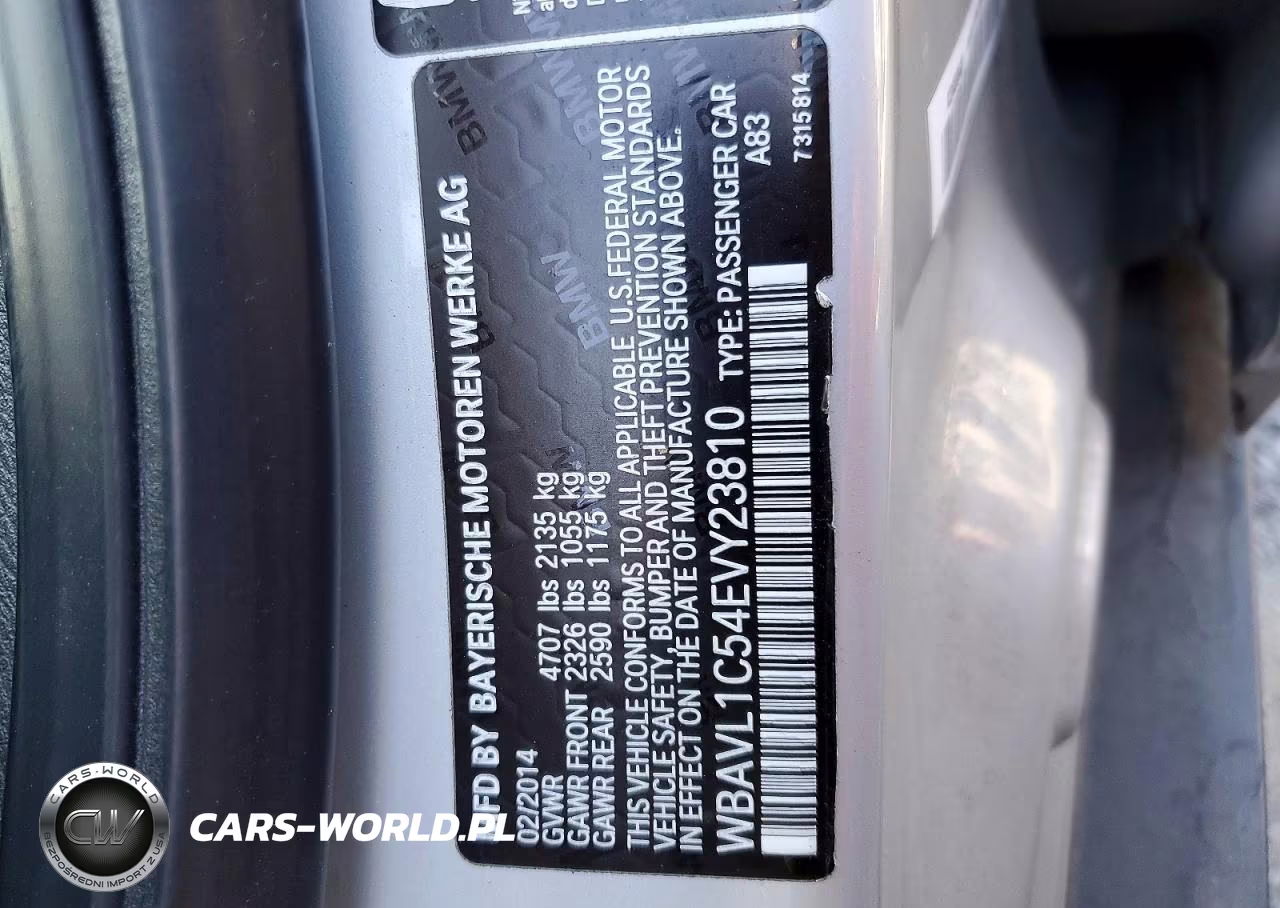 2014 BMW X1 xDrive28I VIN:WBAVL1C54EVY23810 - 13