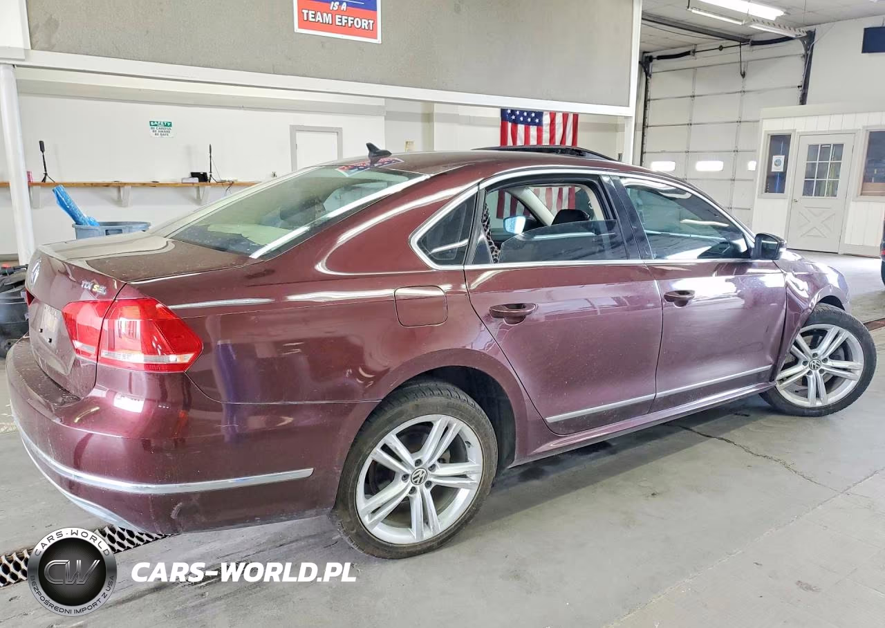 2013 Volkswagen Passat Sel VIN:1VWCN7A36DC015006 - 3