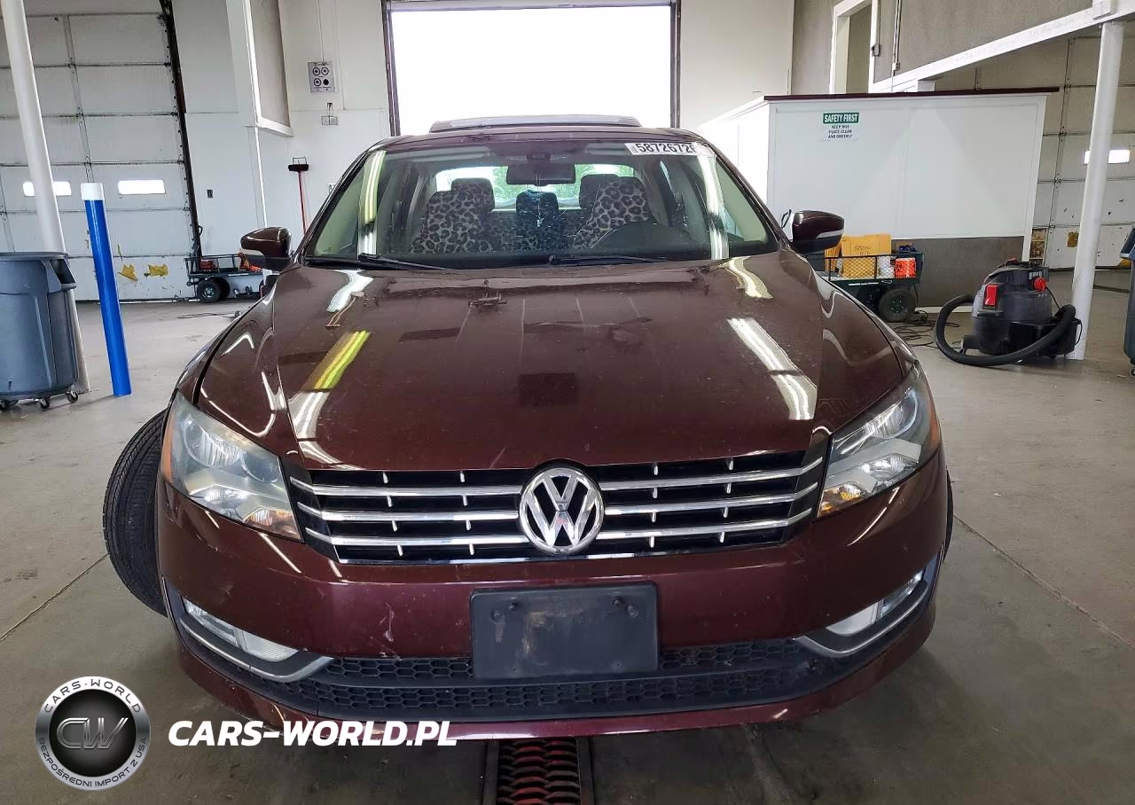 2013 Volkswagen Passat Sel VIN:1VWCN7A36DC015006 - 5