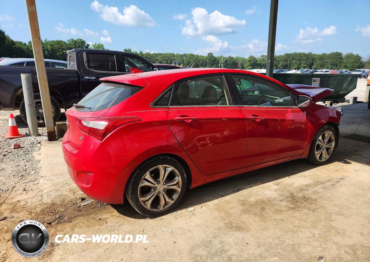 2013 Hyundai Elantra Gt Base VIN:KMHD35LE8DU087489 - 3