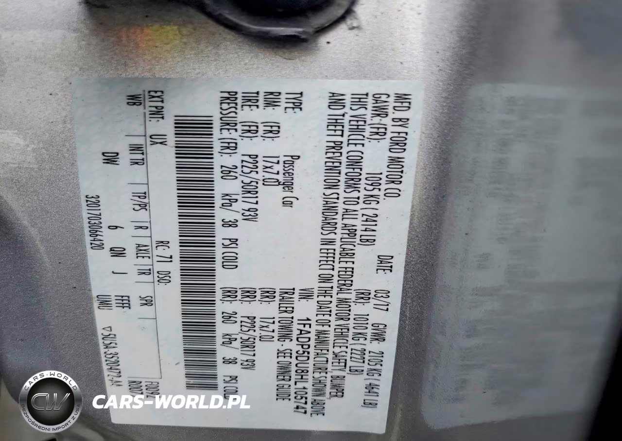 2017 Ford C-Max Titanium VIN:1FADP5DU8HL105747 - 14