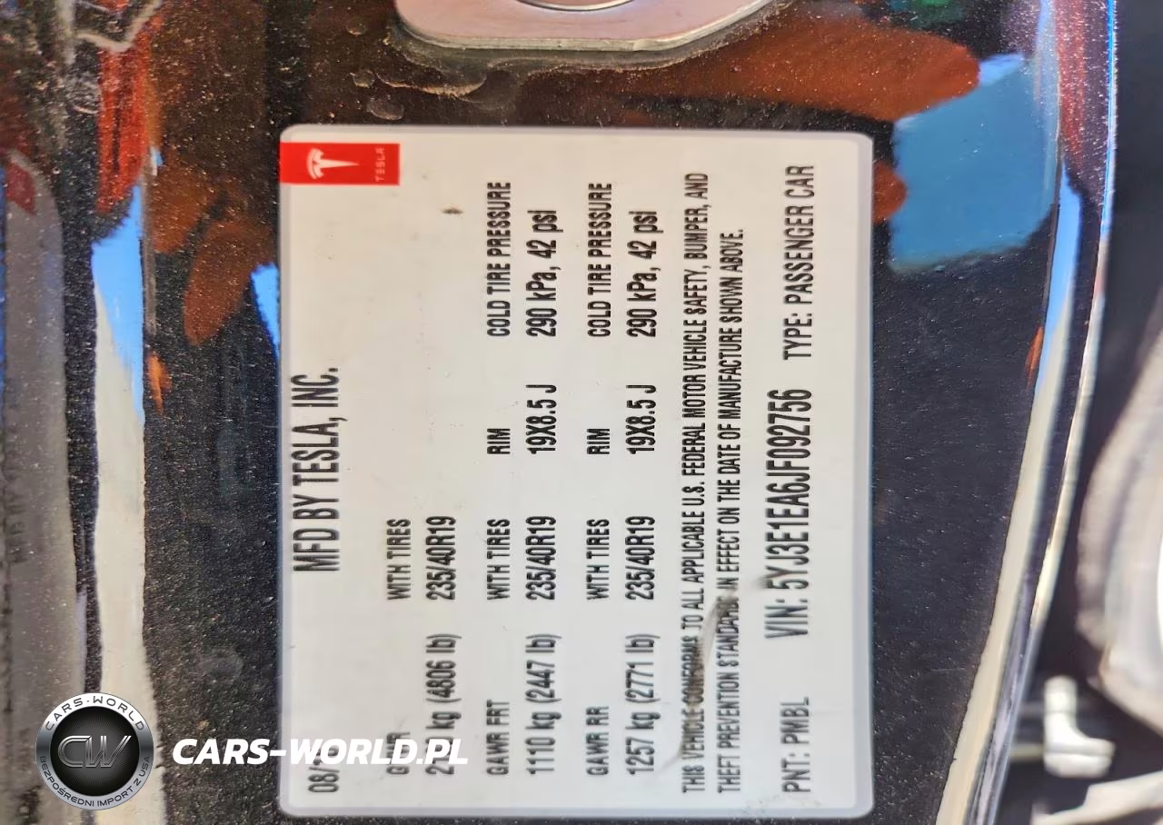 2018 Tesla Model 3 VIN:5YJ3E1EA6JF092756 - 12