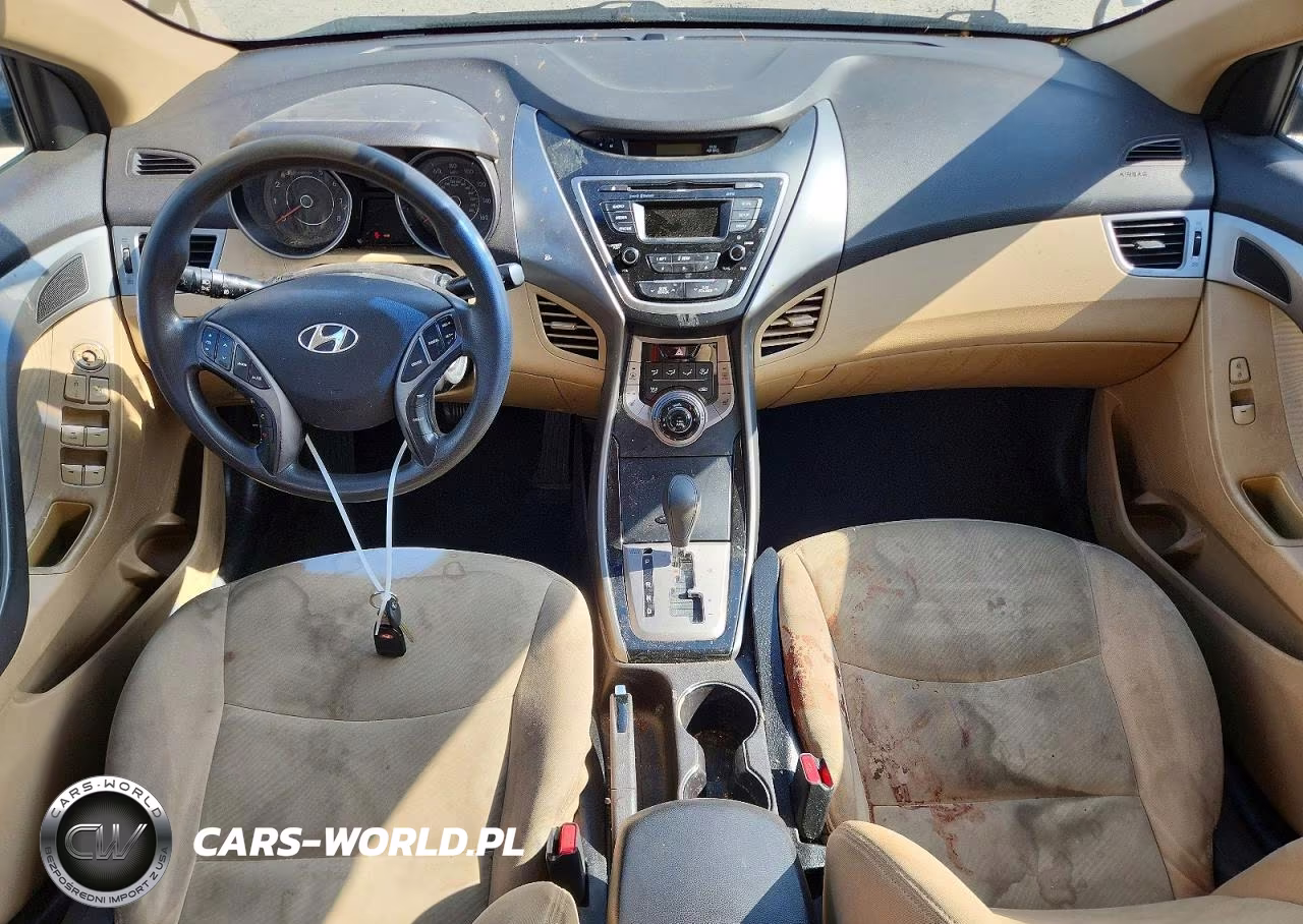 2013 Hyundai Elantra Gls VIN:5NPDH4AE4DH283992 - 8