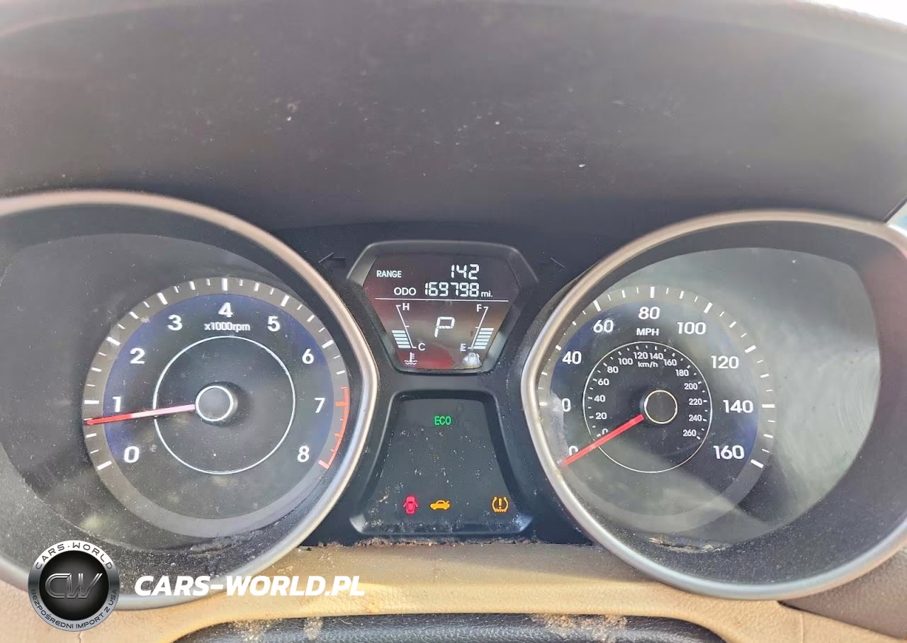 2013 Hyundai Elantra Gls VIN:5NPDH4AE4DH283992 - 9