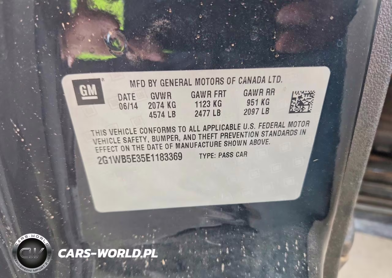 2014 Chevrolet Impala Limited Lt VIN:2G1WB5E35E1183369 - 13