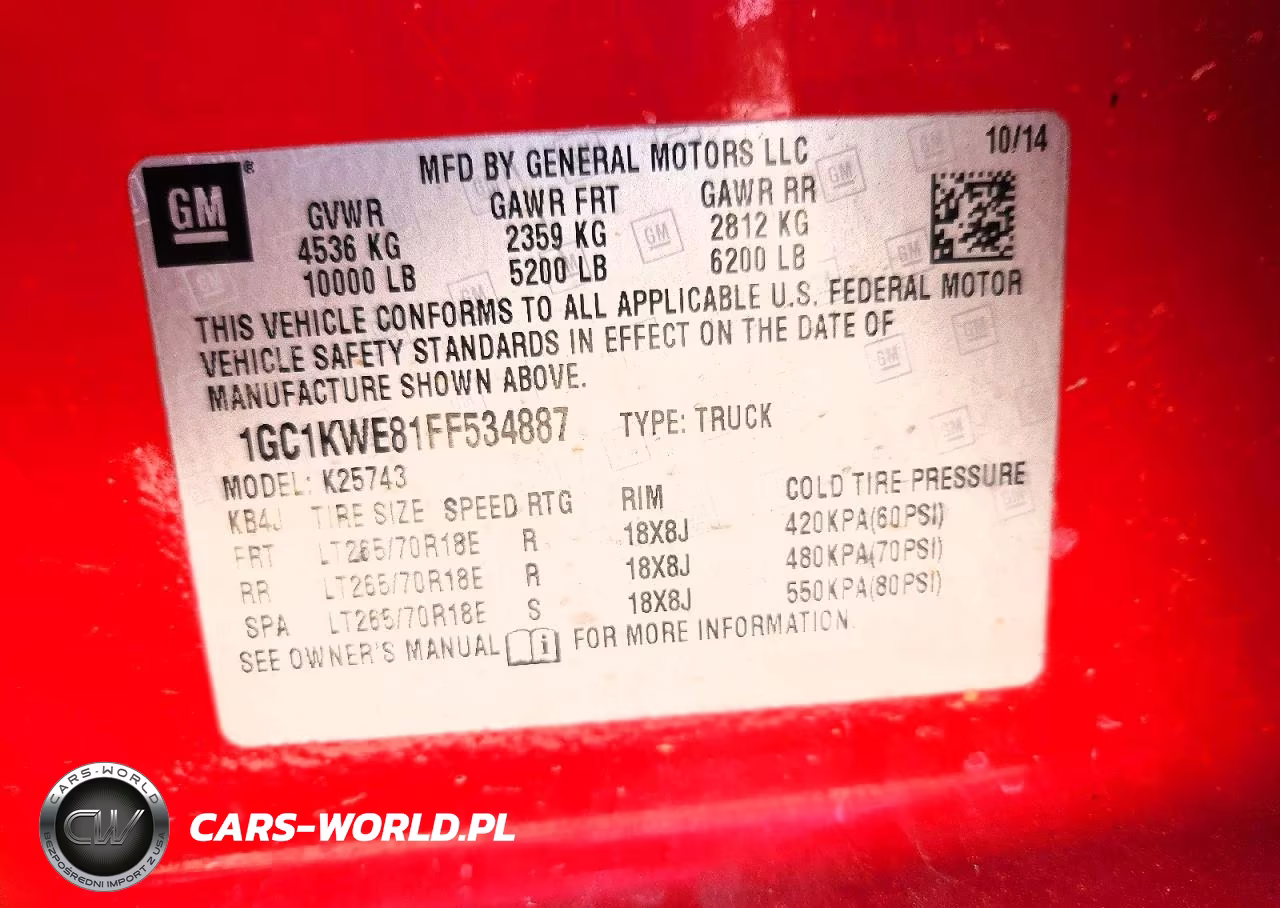 2015 Chevrolet Silverado K2500 Heavy Duty Ltz VIN:1GC1KWE81FF534887 - 13