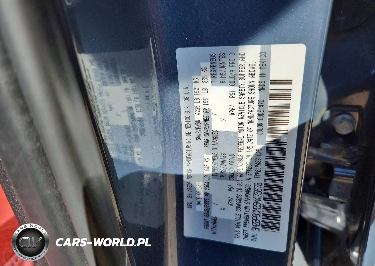 2025 Mazda 3 Preferred VIN:3MZBPBCM3SM475878 - 12