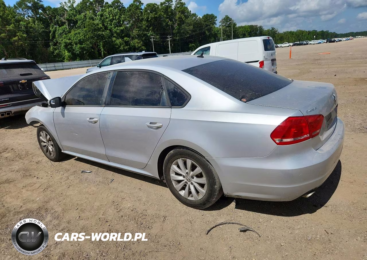 2013 Volkswagen Passat S VIN:1VWAP7A37DC089021 - 2