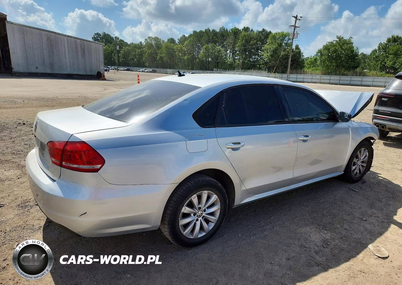 2013 Volkswagen Passat S VIN:1VWAP7A37DC089021 - 3