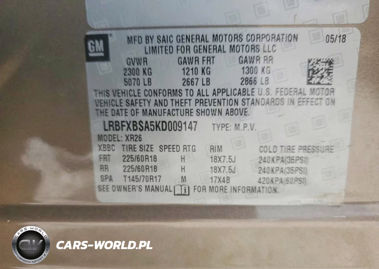2019 Buick Envision Preferred VIN:LRBFXBSA5KD009147 - 13