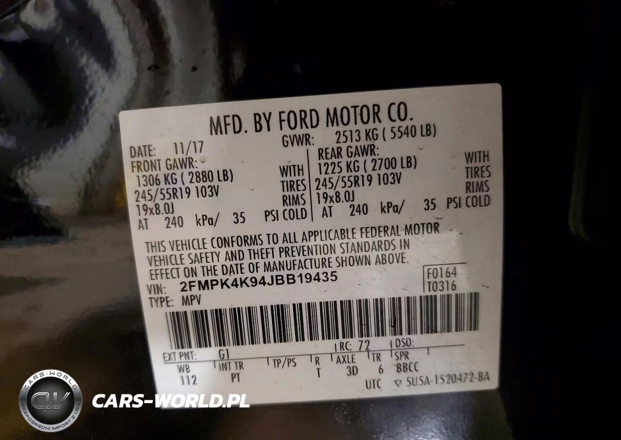 2018 Ford Edge Titanium VIN:2FMPK4K94JBB19435 - 14