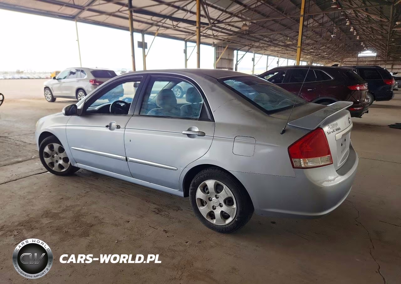 2007 Kia Spectra Lx VIN:KNAFE122875440851 - 2